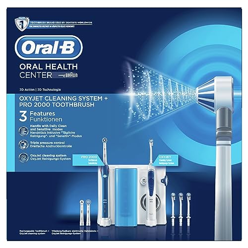 Oral-B Estación De Cuidado Bucal: Oral-B PRO 2000 Mango De Cepillo Eléctrico + Oxyjet...