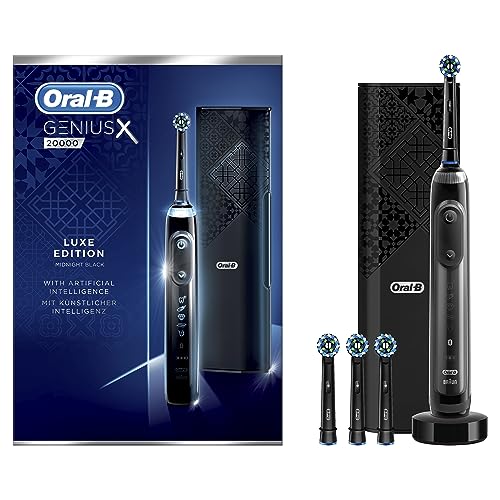 Oral-B Cepillo dental eléctrico Genius X Luxe Edition 20000 Midnight Black